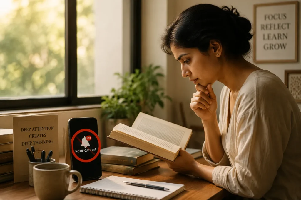 Deep attention in an age of digital distractions
